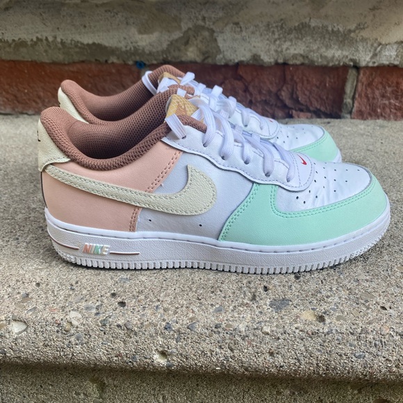 Nike Air Force 1 Dx3728-100 Size US 3Y Multi Color - Picture 5 of 9